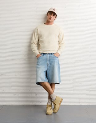 AE Boxy Washed Thermal Shirt