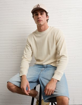 AE Boxy Washed Thermal Shirt