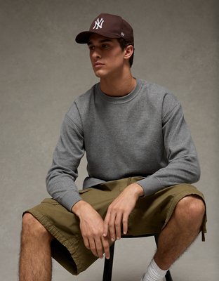 AE Boxy Washed Thermal Shirt
