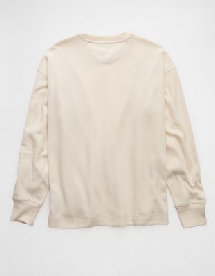 AE Boxy Washed Thermal Shirt
