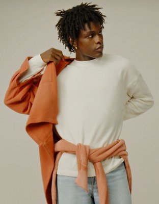 AE Boxy Washed Thermal Shirt