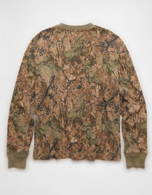 AE Boxy Washed Thermal Shirt