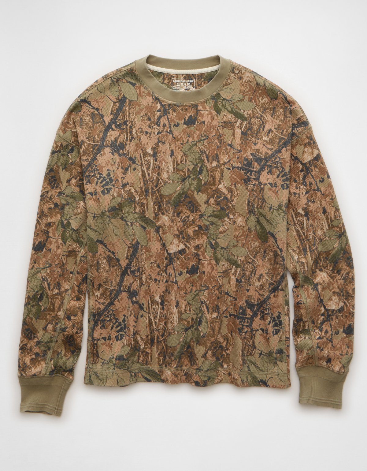 AE Boxy Washed Thermal Shirt - image 3