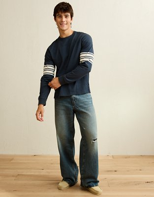 AE Relaxed Fit Long-Sleeve Sport T-Shirt