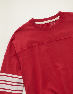 AE Playera Deportiva Manga Larga de Fit Relajado