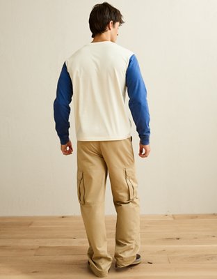 T-shirt de sport à manches longues coupe décontractée AE