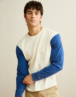 T-shirt de sport à manches longues coupe décontractée AE