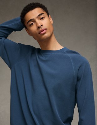 AE Boxy Long-Sleeve Pique T-Shirt