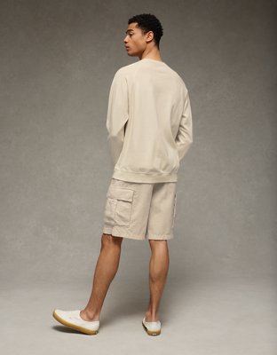 AE Boxy Long-Sleeve Pique T-Shirt