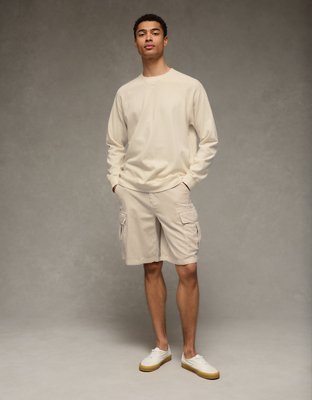AE Boxy Long-Sleeve Pique T-Shirt
