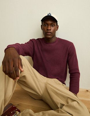 AE Standard Fit Cozy Thermal Shirt