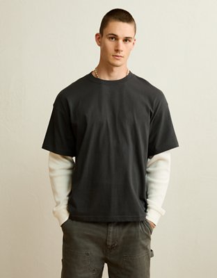 AE Boxy Fit Layered T-Shirt