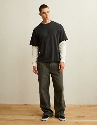 AE Boxy Fit Layered T-Shirt
