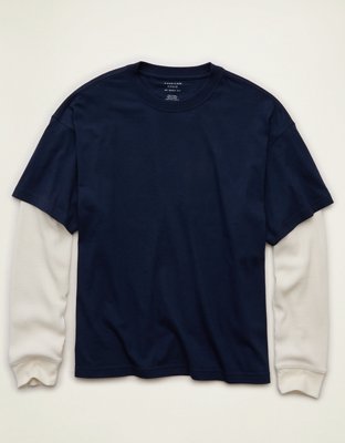 AE Boxy Fit Layered T-Shirt