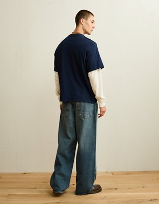 AE Boxy Fit Layered T-Shirt