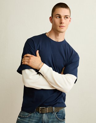 AE Boxy Fit Layered T-Shirt