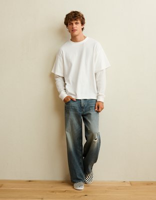 AE Boxy Fit Layered T-Shirt