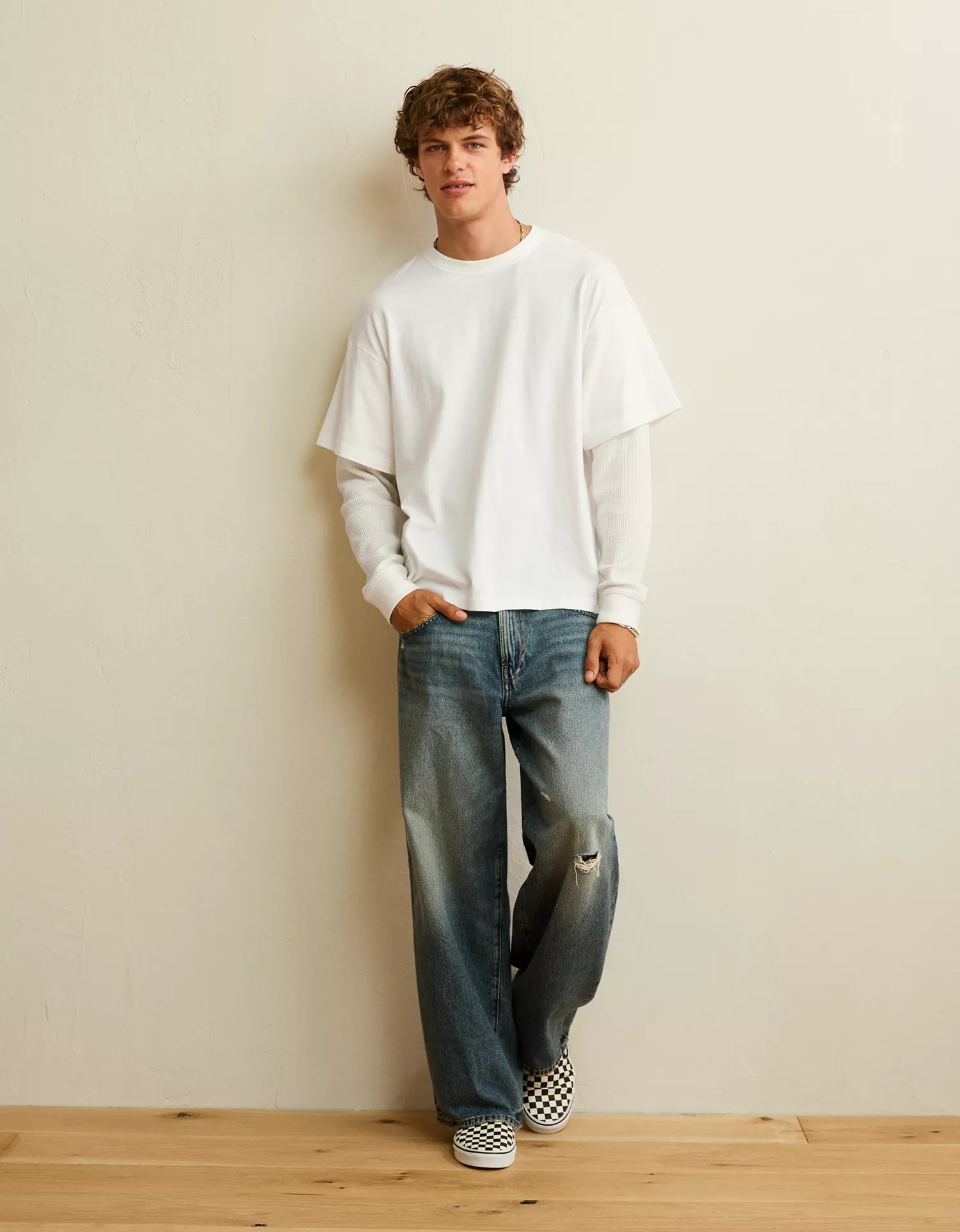 AE Boxy Fit Layered T-Shirt - thumbnail 7
