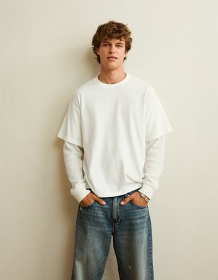 AE Boxy Fit Layered T-Shirt