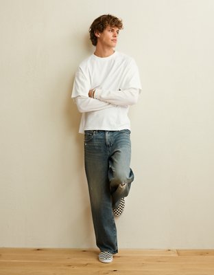 AE Boxy Fit Layered T-Shirt