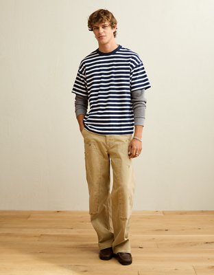 AE Boxy Fit Layered T-Shirt