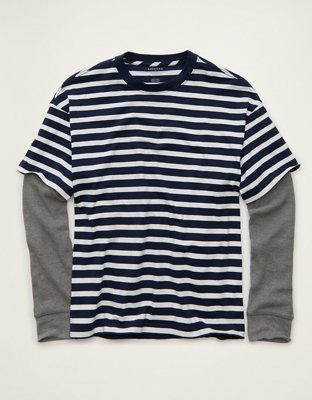 AE Boxy Fit Layered T-Shirt