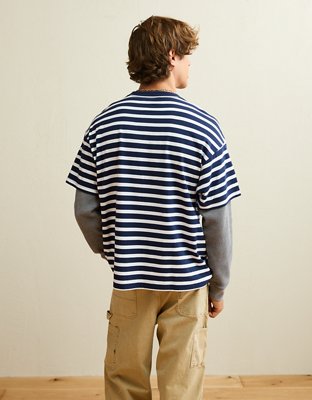 AE Boxy Fit Layered T-Shirt