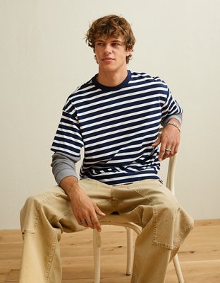 AE Boxy Fit Layered T-Shirt