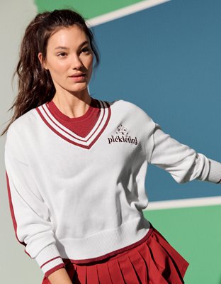 Pickletini Audrey Varsity Sweater
