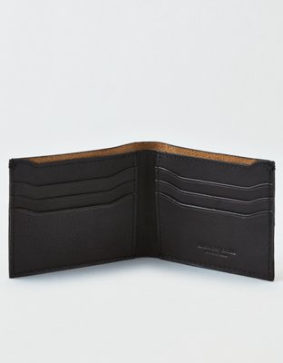 Мужские кошельки American Eagle AEO Bifold Leather Wallet — фото 2
