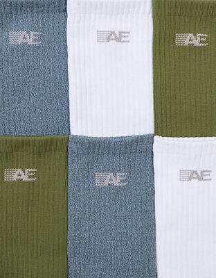 AE 24/7 Active Paquete de 3 Pares de Calcetines Largos
