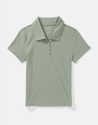 AE Cropped Polo Shirt