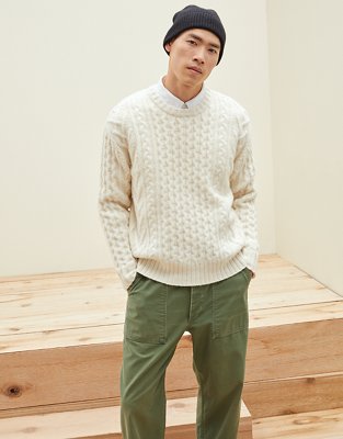 AE77 Fisherman Crewneck Sweater