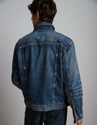 AE77 Premium Denim Trucker Jacket