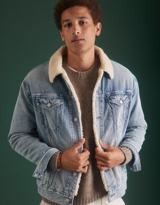 Sherpa hotsell denim coat