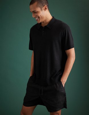 AE77 Premium Sweater Polo Shirt