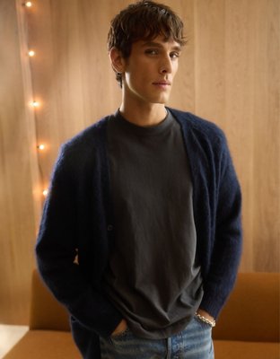 Mohair blend cardigan online