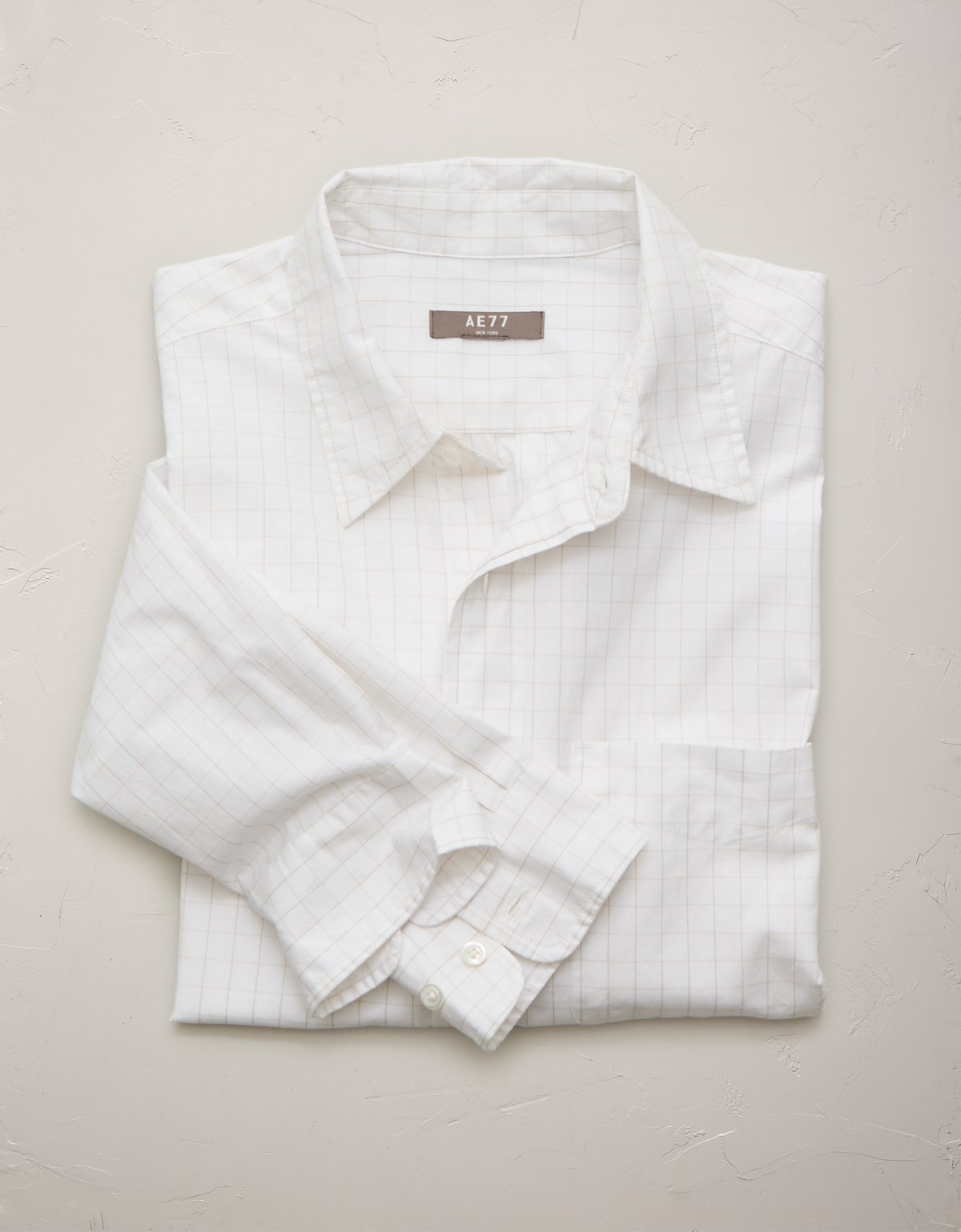 AE77 Premium Relaxed Striped Poplin Button-Up Shirt - image 4