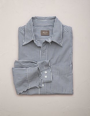 AE77 Premium Poplin Button-Up Shirt