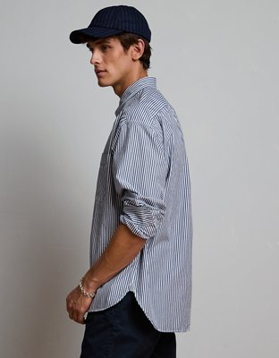 AE77 Premium Poplin Button-Up Shirt