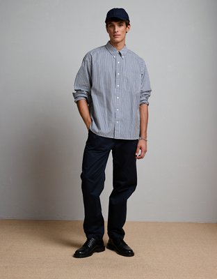 AE77 Premium Poplin Button-Up Shirt