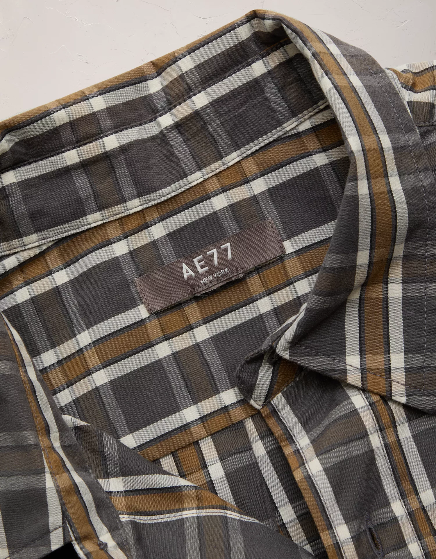AE77 Premium Relaxed Striped Poplin Button-Up Shirt - thumbnail 6