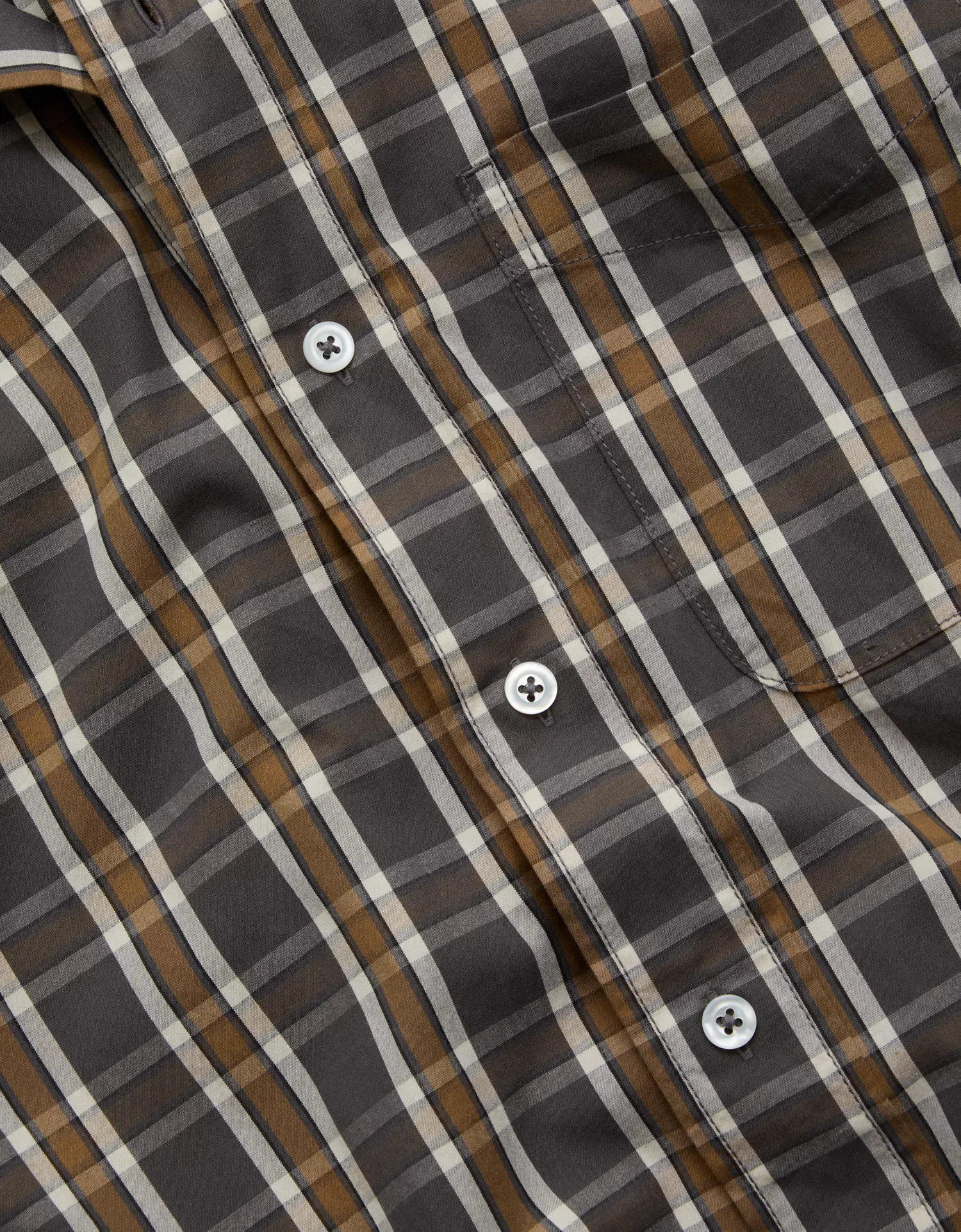 AE77 Premium Relaxed Striped Poplin Button-Up Shirt - thumbnail 8