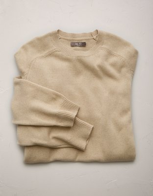 AE77 Premium Cashmere-Blend Crew Neck Sweater
