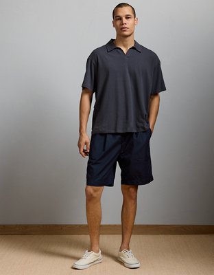 AE77 Premium Linen-Blend Polo Shirt