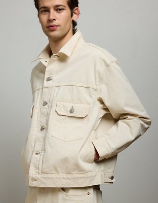 AE77 Premium Slim Fit Denim Trucker Jacket