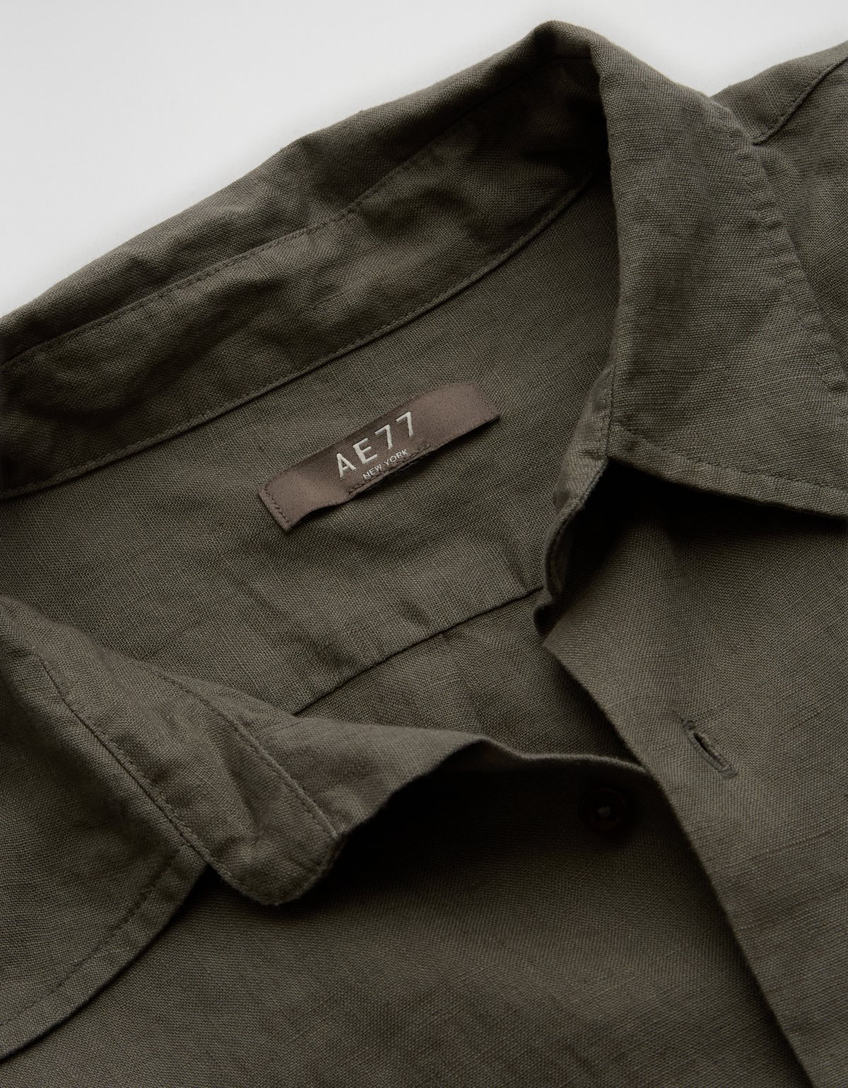 AE77 Premium Relaxed Linen Button-Up Shirt - image 5