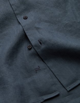 AE77 Premium Relaxed Linen Button-Up Shirt
