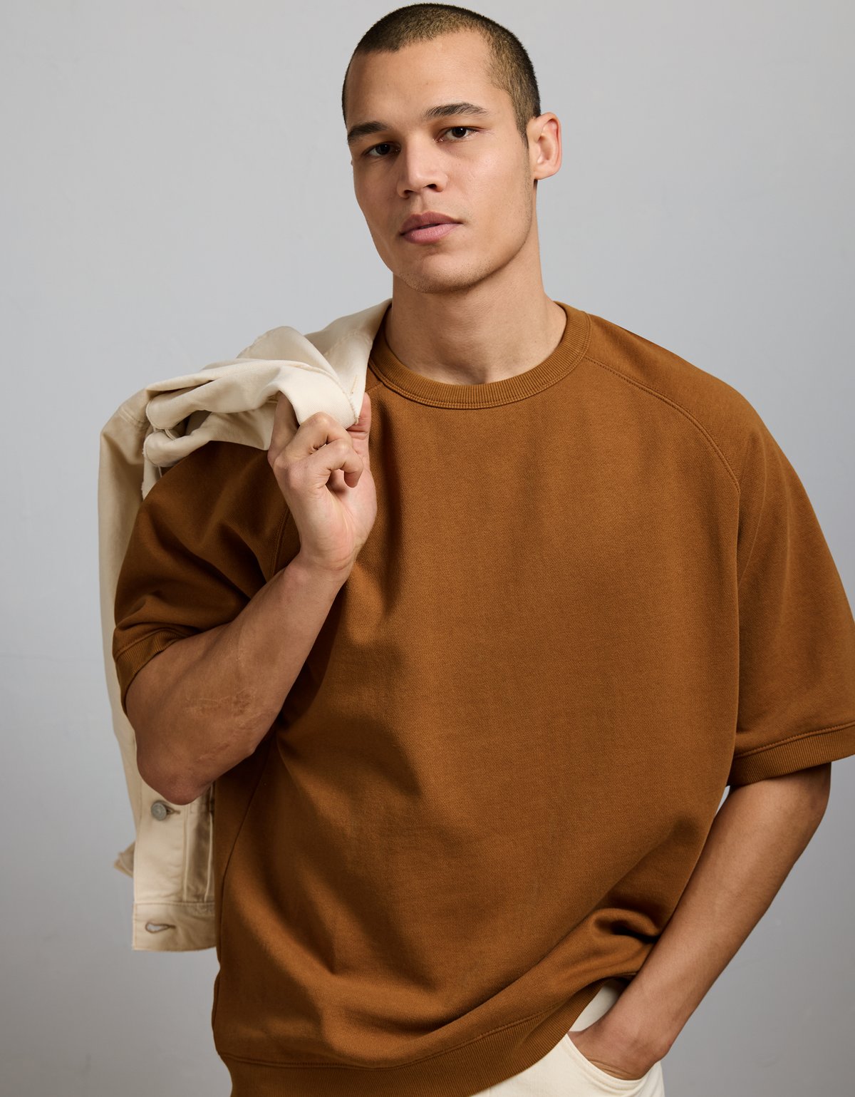 AE77 Premium Short-Sleeve Sweatshirt - image 2