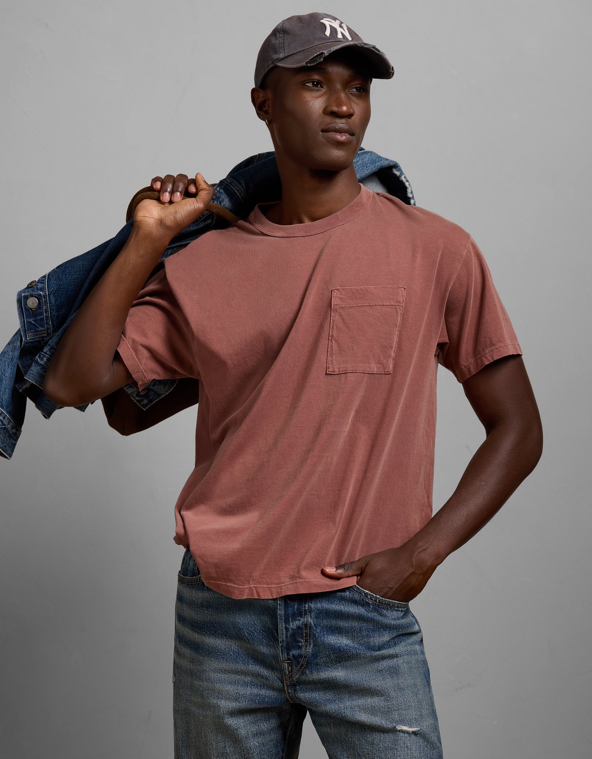 AE77 Premium Military Pocket T-Shirt - image 5